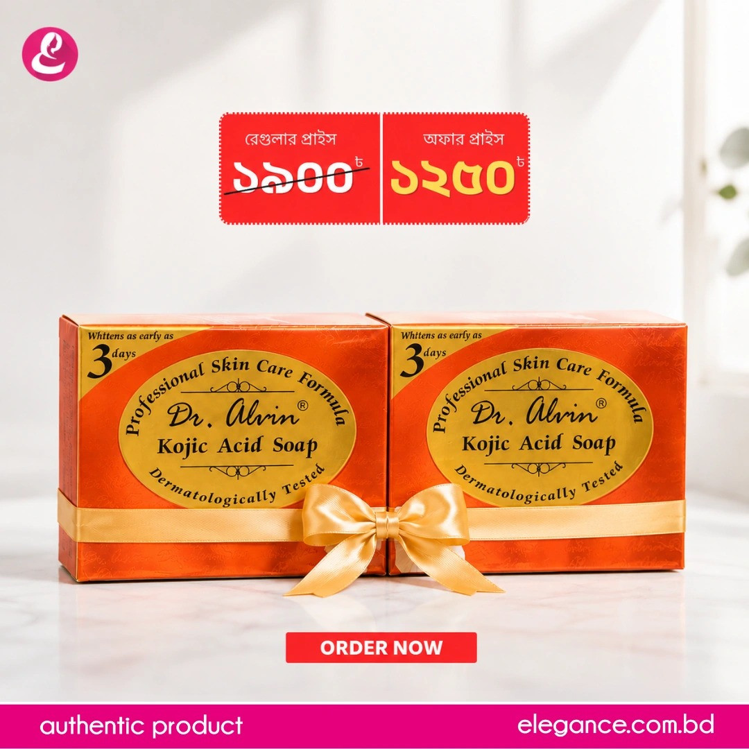 Dr. Alvin Kojic Acid Soap 135gm 2pcs Combo