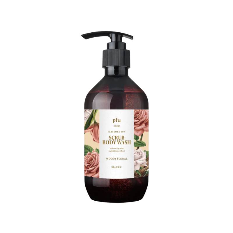 plu Perfumed Spa Scrub Body Wash Woody Floral 500g