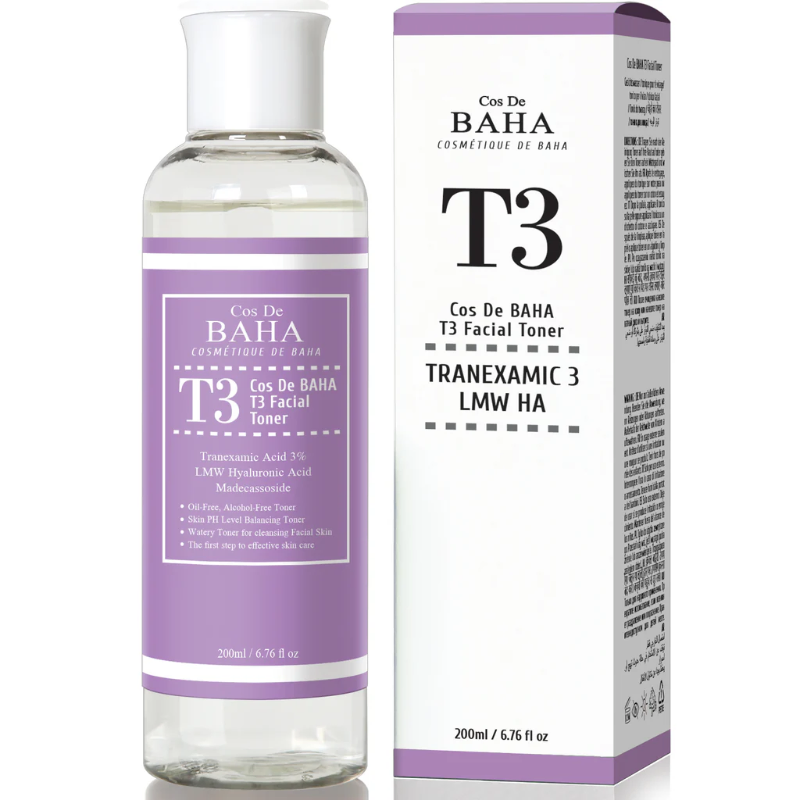 COS DE BAHA T3 Tranexamic Acid 3% Facial Toner 200ml