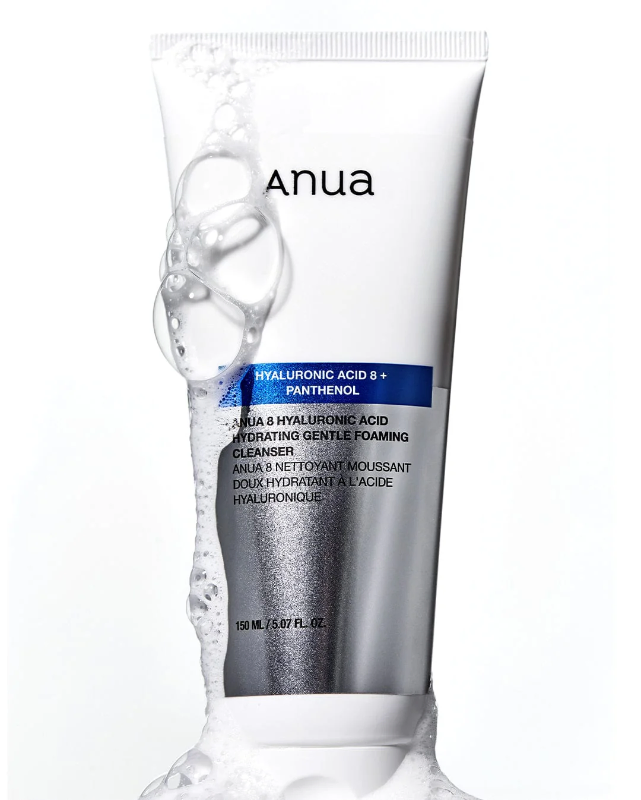 ANUA 8 HYALURONIC ACID HYDRATING GENTLE FOAMING CLEANSER 150ml
