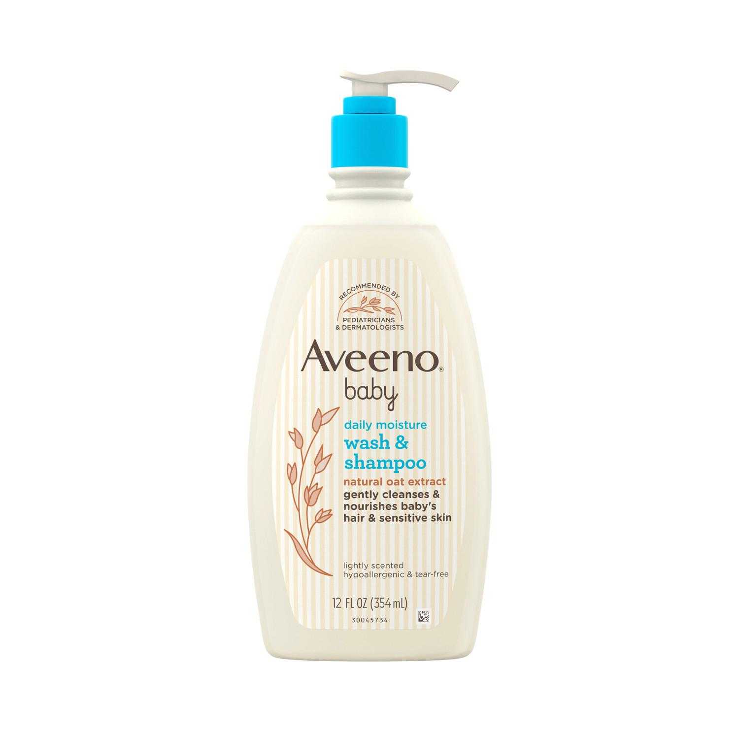 Aveeno Baby Daily Moisture Wash & Shampoo 354ml