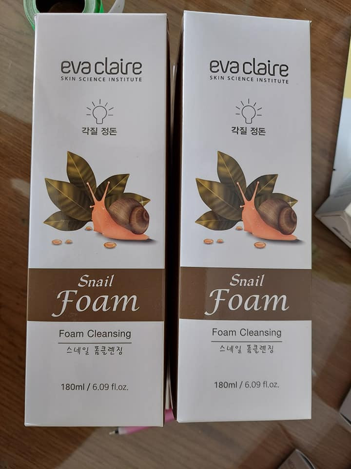 Evaclaire Snail Foam Cleansing