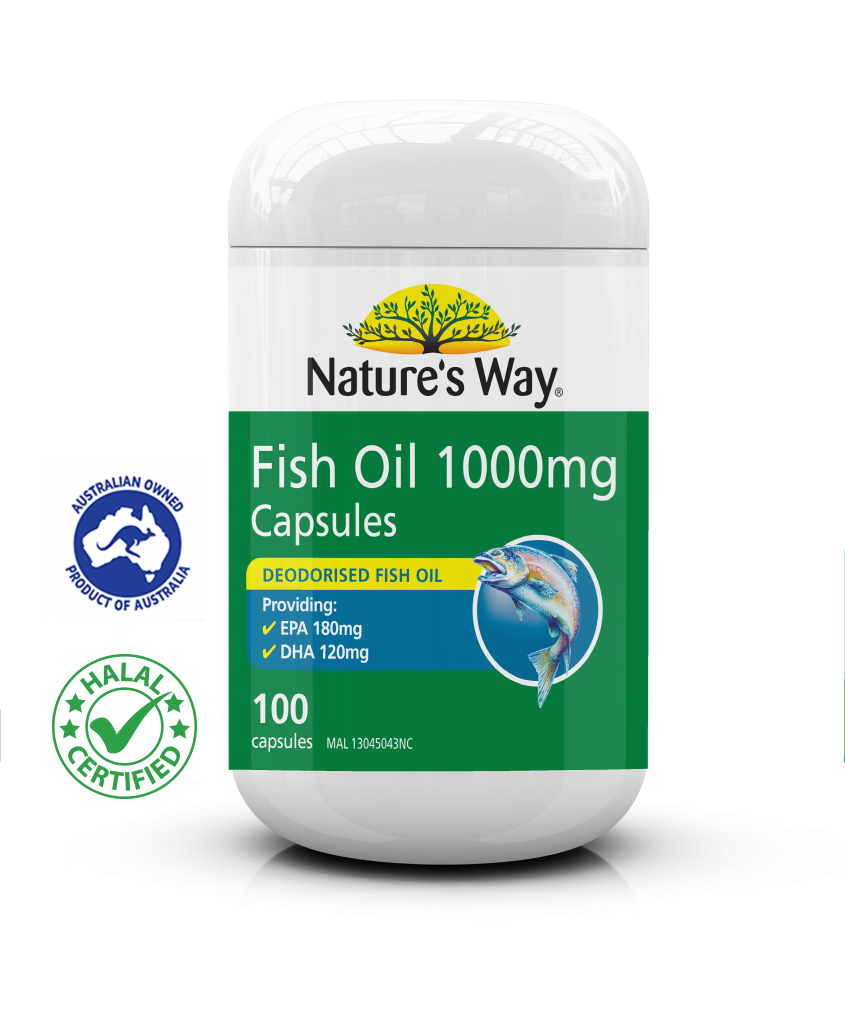 Nature’s Way Fish Oil 1000mg 100 Capsules