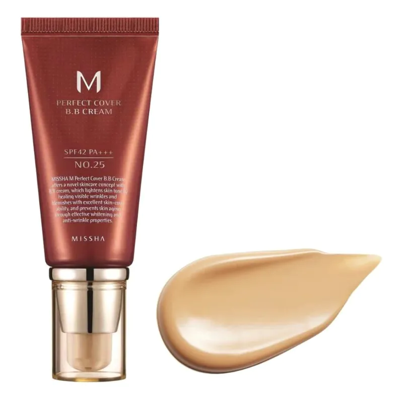 Missha M Perfect Cover BB Cream SPF42 PA+++ 50g Shades 25
