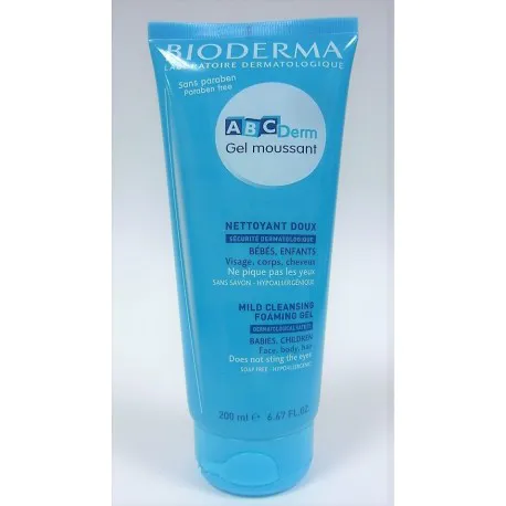 Bioderma ABCDerm Gel Moussant Mild Cleansing Foaming Gel (200ml)