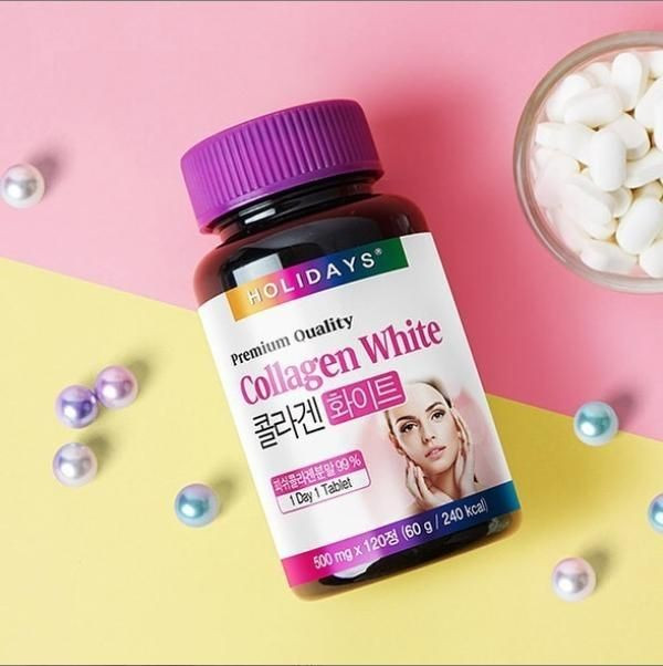 Holidays Premium Quality Collagen White Tablet (500mg x 120 tablet)