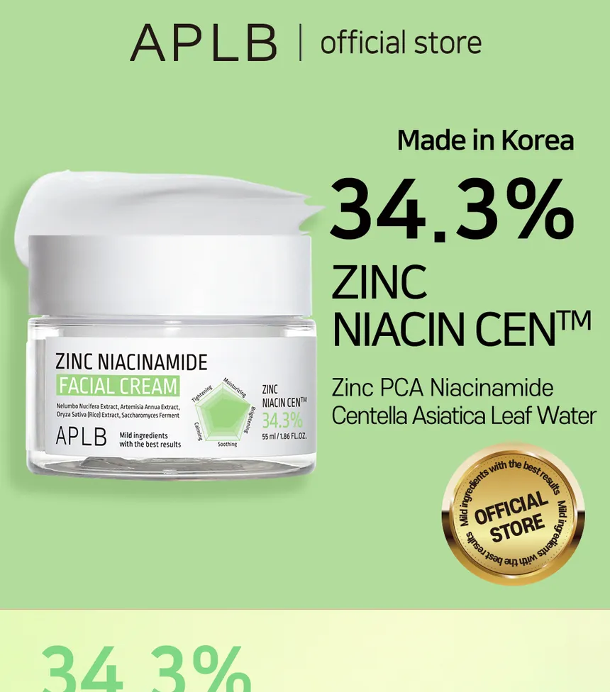 APLB Zinc Niacinamide Facial Cream 55ml