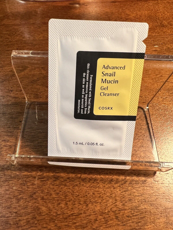 COSRX Advanced Snail Mucin Gel Cleanser Sample Size Packet