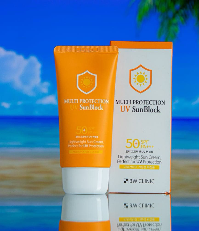 3W Clinic Multi Protection UV Sun Block SPF 50+/PA+++ (70ml)