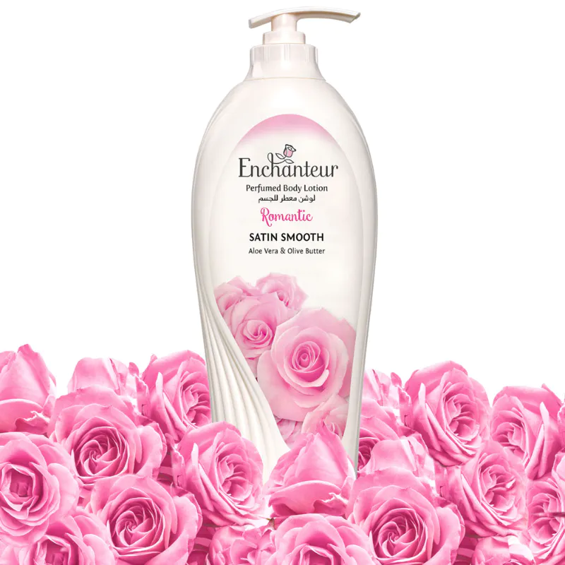Enchanteur Romantic Satin Smooth Perfumed Body Lotion (500ml)