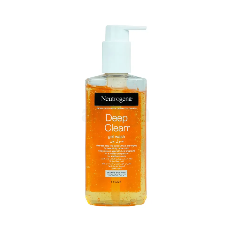 Neutrogena Deep Clean gel Wash Silicone & oil Free 200ml