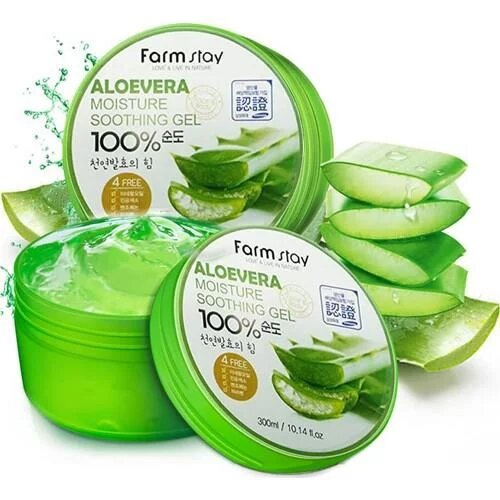 Farm Stay Aloe Vera Moisture Soothing Gel 100% (300ml)