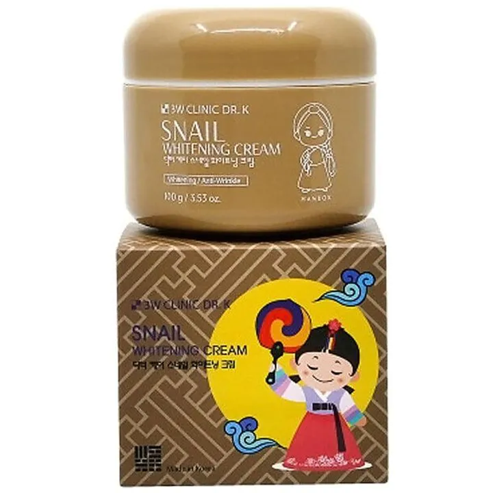 3W Clinic Dr. K Snail Whitening Cream 100g