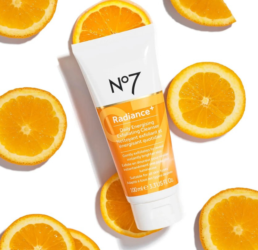 No7 Radiance+ Daily Energizing Exfoliating Cleanser 100ml