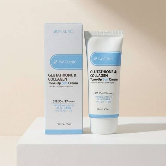 3W Clinic Glutathione & Collagen Tone-Up Sun Cream (70ml)