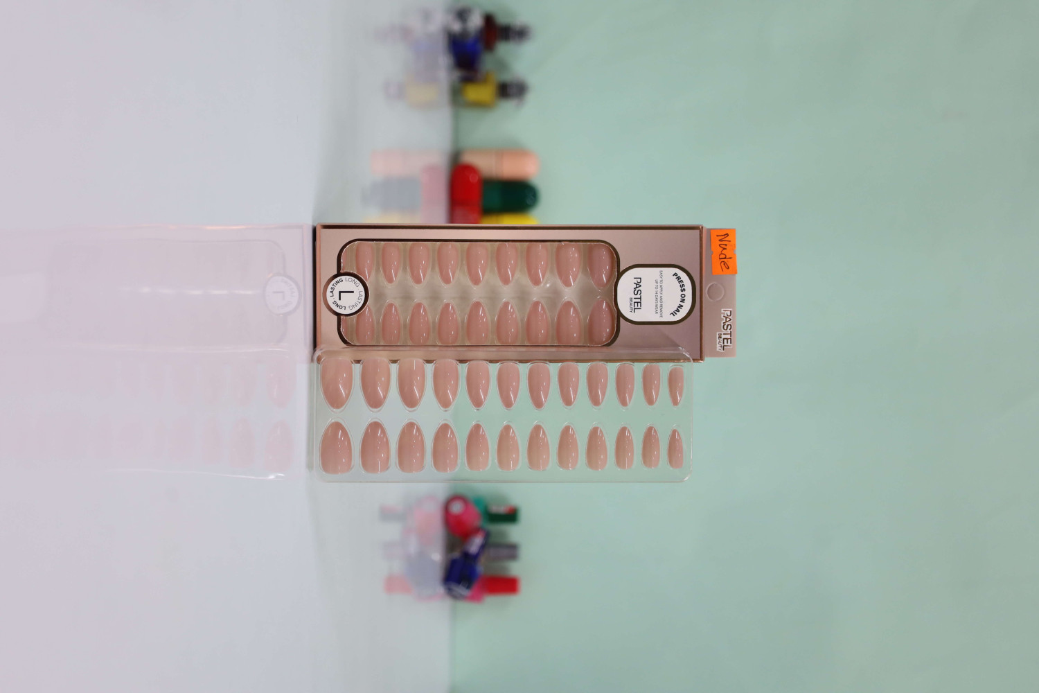 Pastel Beauty False Nails Matte Nude-24pcs