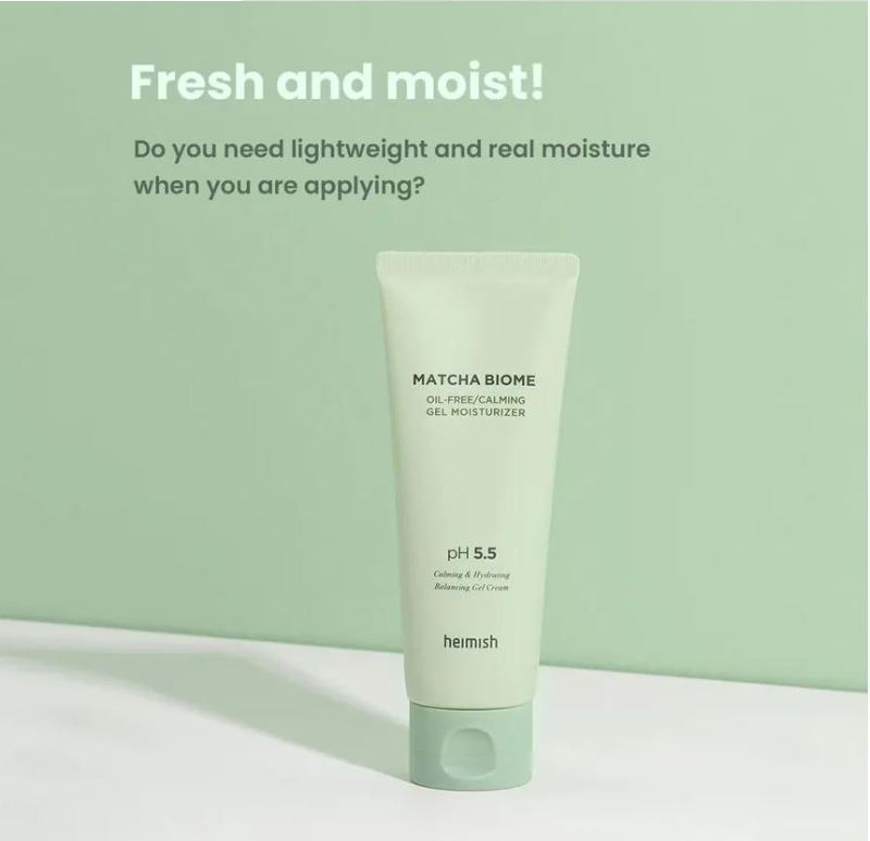 Heimish Matcha Biome Oil Free Calming Gel Moisturizer 100ml