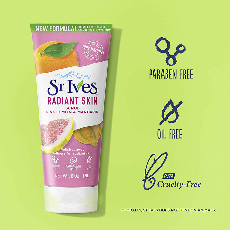 St. Ives Radiant Skin Pink Lemon & mandarin Scrub 170g