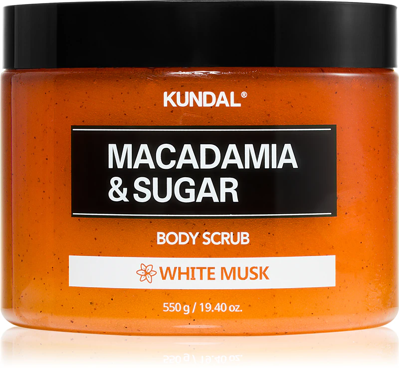 KUNDAL Macadamia & Sugar Body Scrub White Musk 550g