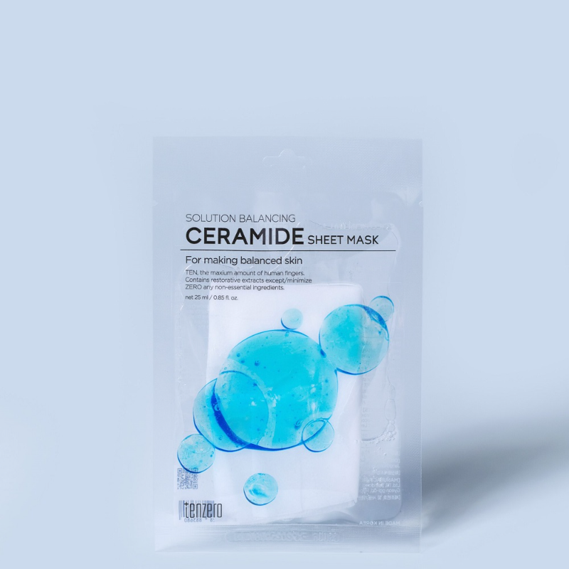 Tenzero Solution Balancing Ceramide Sheet Mask 25ml