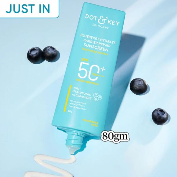 Dot & Key Blueberry Hydrate Barrier Repair Sunscreen SPF 50+ PA++++ 80g
