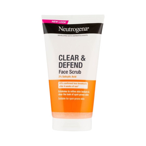 Neutrogena Clear & Defend Face Scrub (150ml)