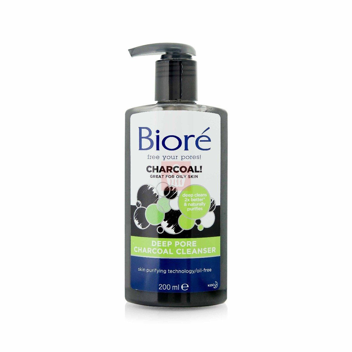 Bioré Charcoal deep pore Charcoal Cleanser 200ml