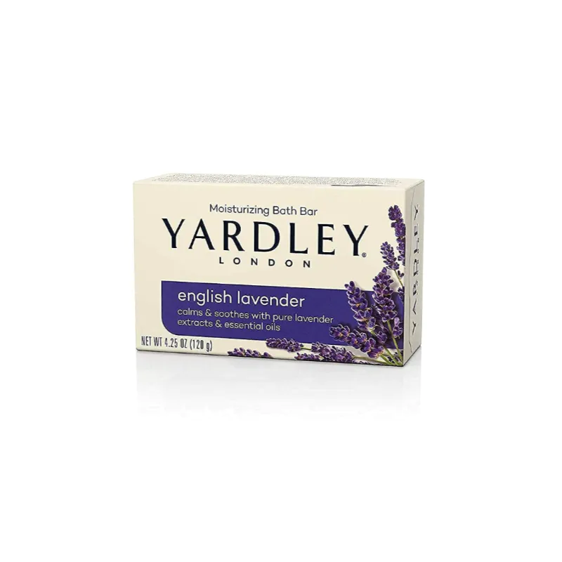Yardley London English Lavender Moisturizing Bath Bar 120g