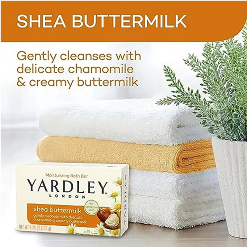 Yardley London Shea Buttermilk Moisturizing Bath Bar 120g