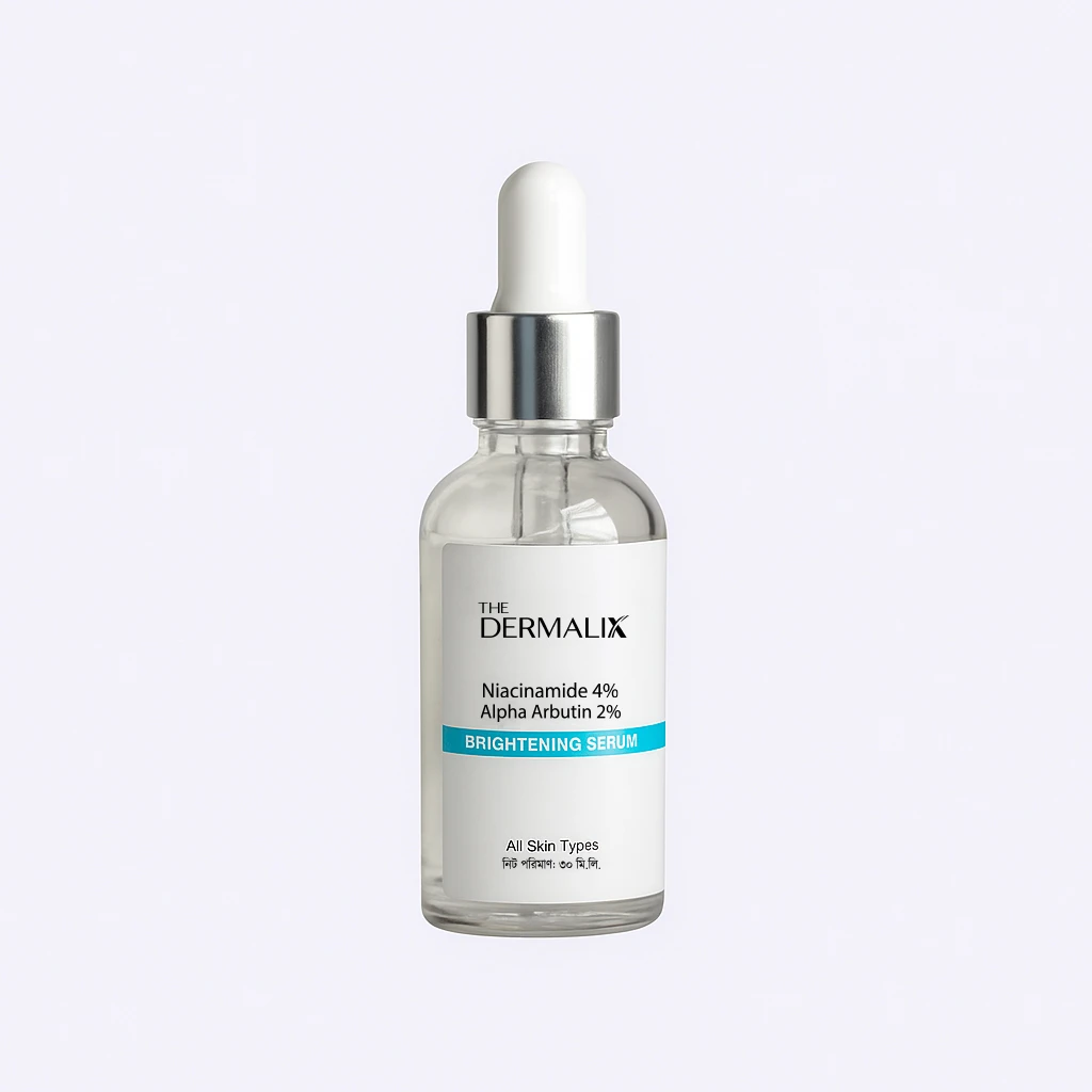 The Dermalix Niacinamide 4% + Alpha Arbutin 2% Brightening Serum 30ml